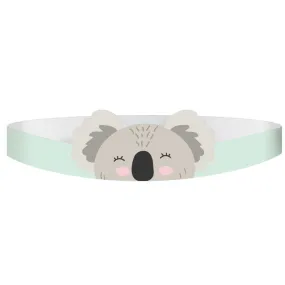 Koala Mini Paper Tiaras 5cm x 50cm 8Pk