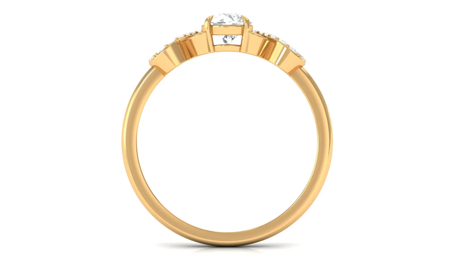 Lab Grown Diamond Criss Cross Promise Ring