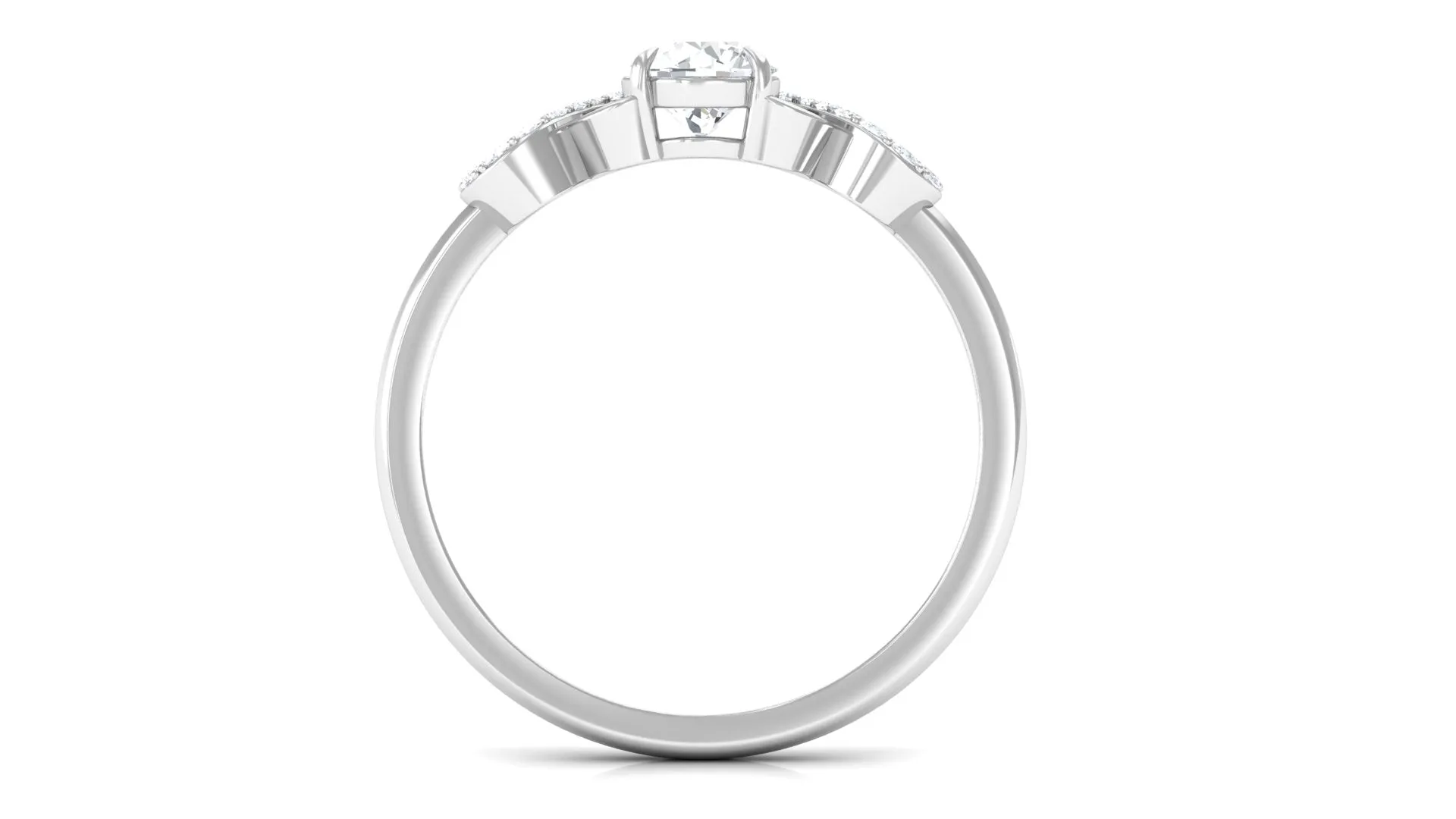 Lab Grown Diamond Criss Cross Promise Ring