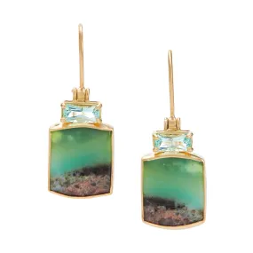 Landscape: Ocean, Seaweed Earrings
