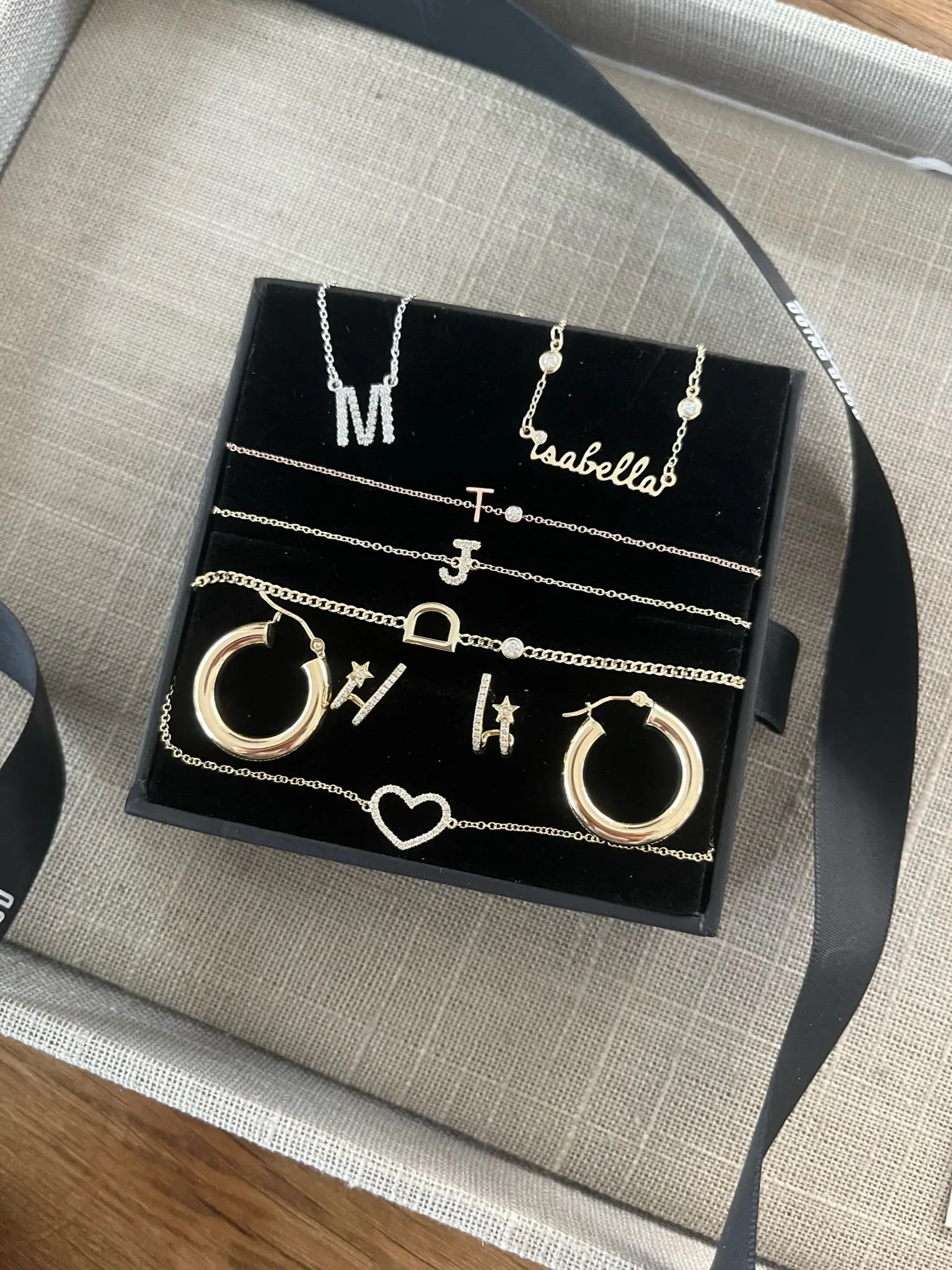 Large Initial with Diamond on Cuban Chain Bracelet