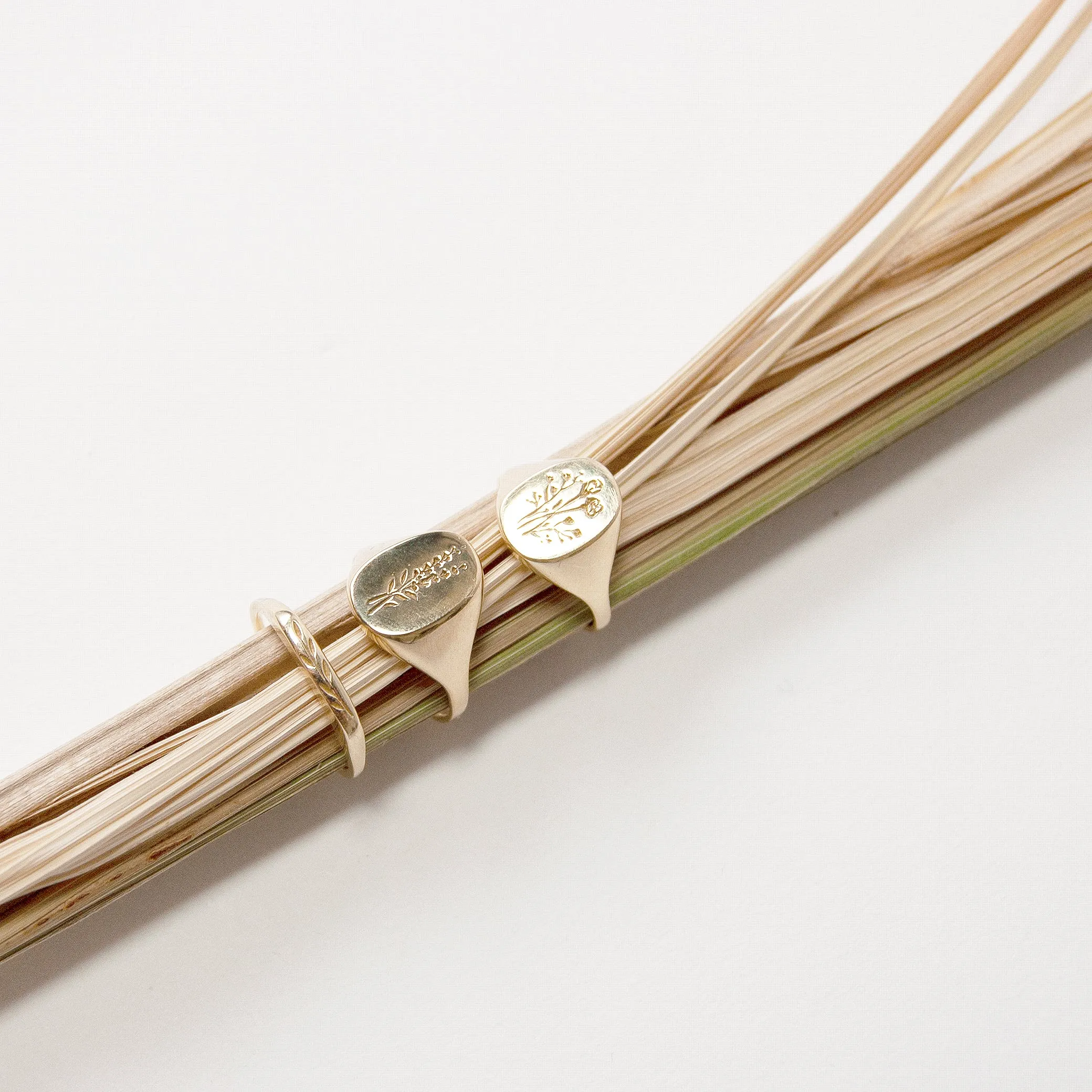 Lavender Signet Ring <br>by Claus