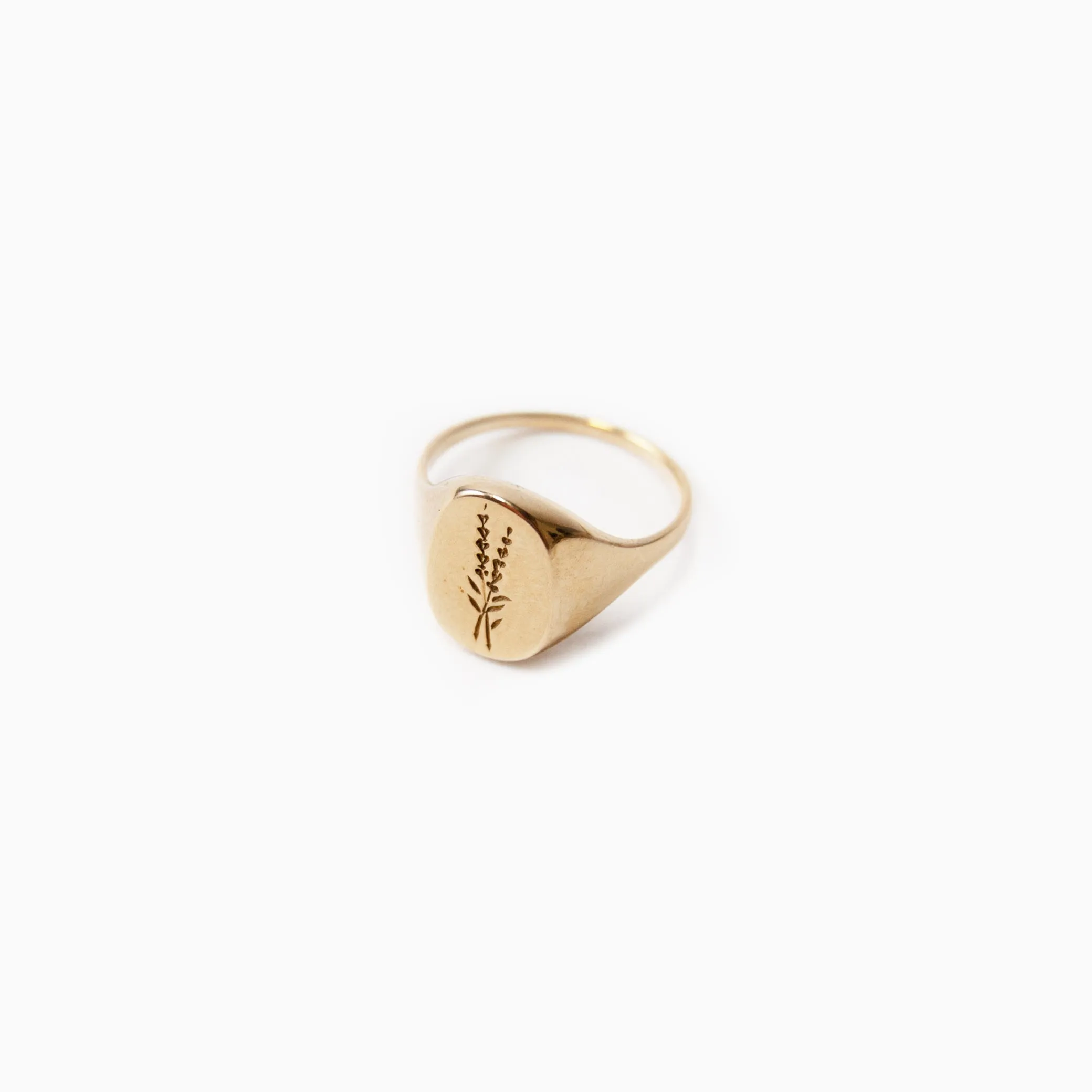 Lavender Signet Ring <br>by Claus