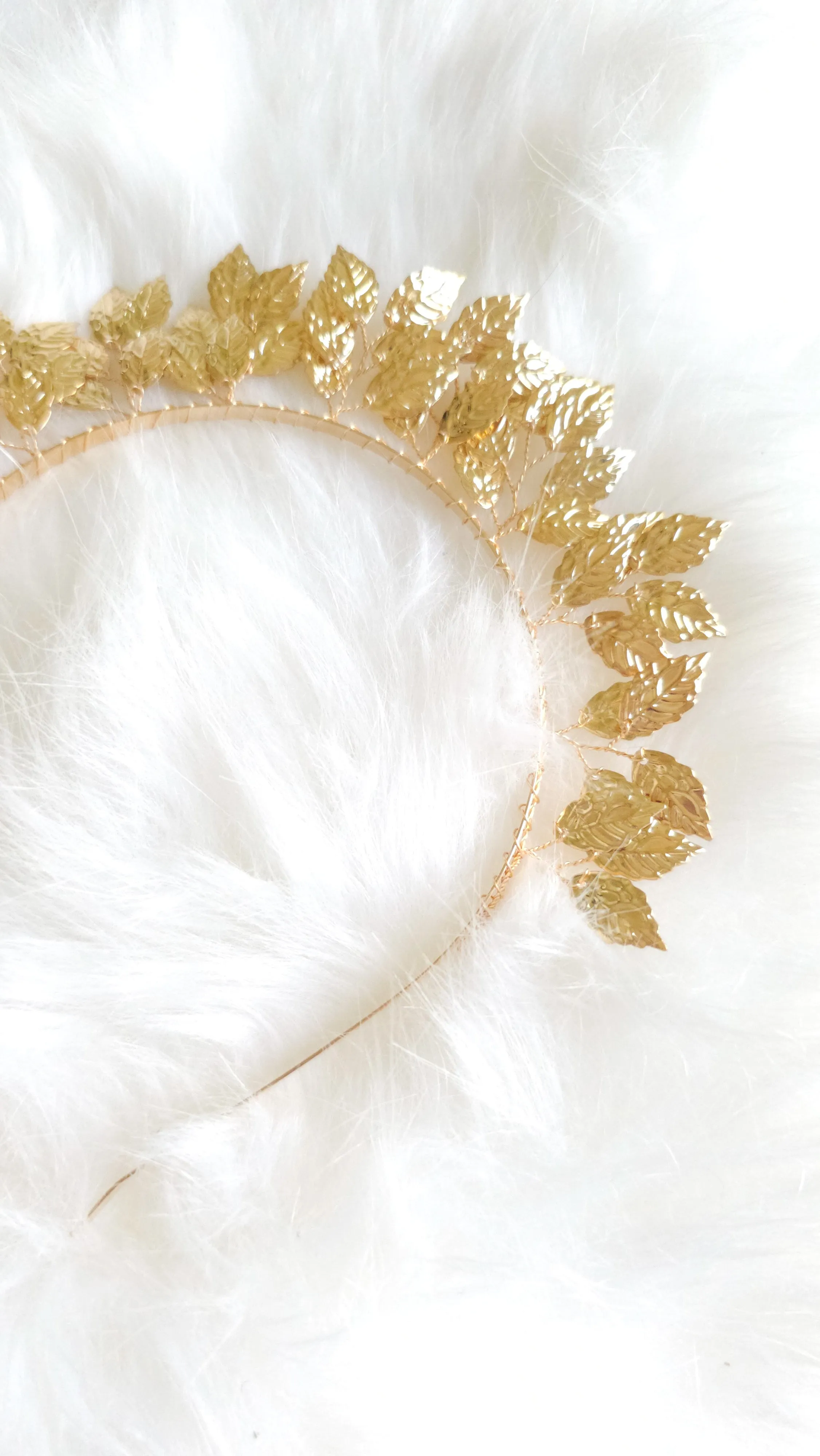 Leaf Tiara- Gold