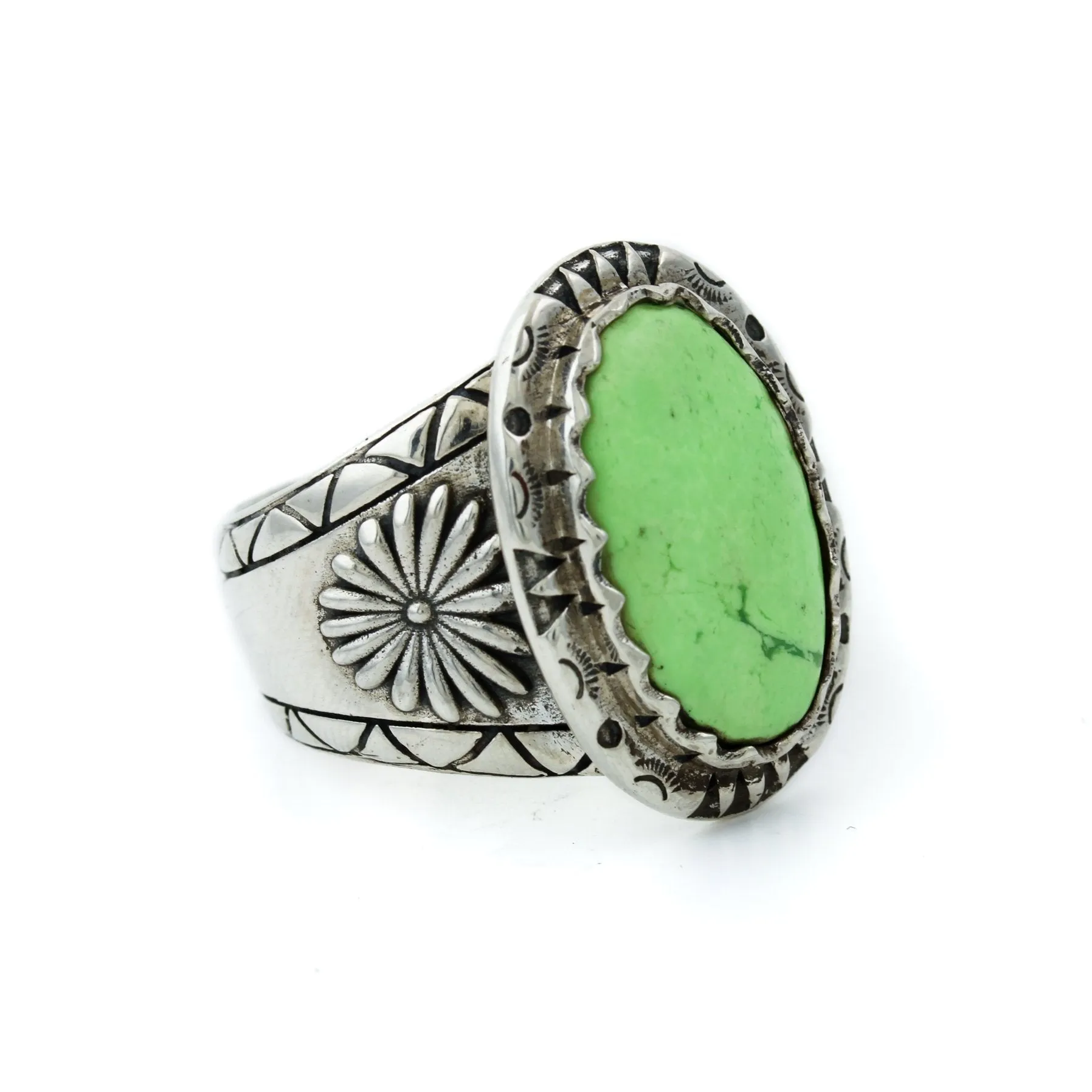 Lemon Chrysoprase "Imperial Seal" Ring