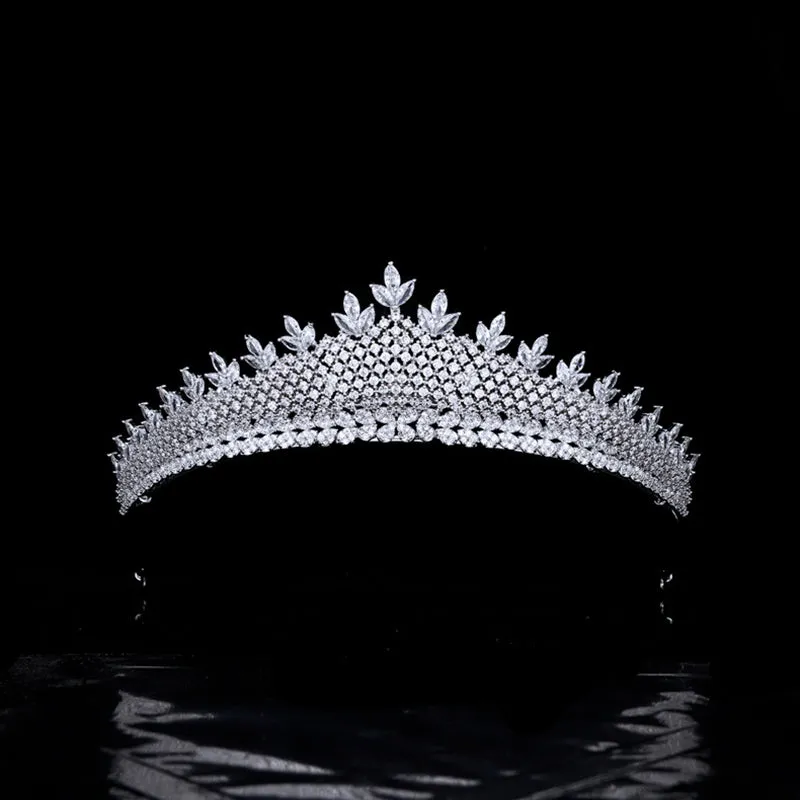 Lily Design Princess Tiara for Wedding ,Crystal Bridal Headpiece for Women CH10259