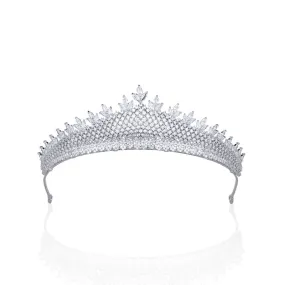 Lily Design Princess Tiara for Wedding ,Crystal Bridal Headpiece for Women CH10259