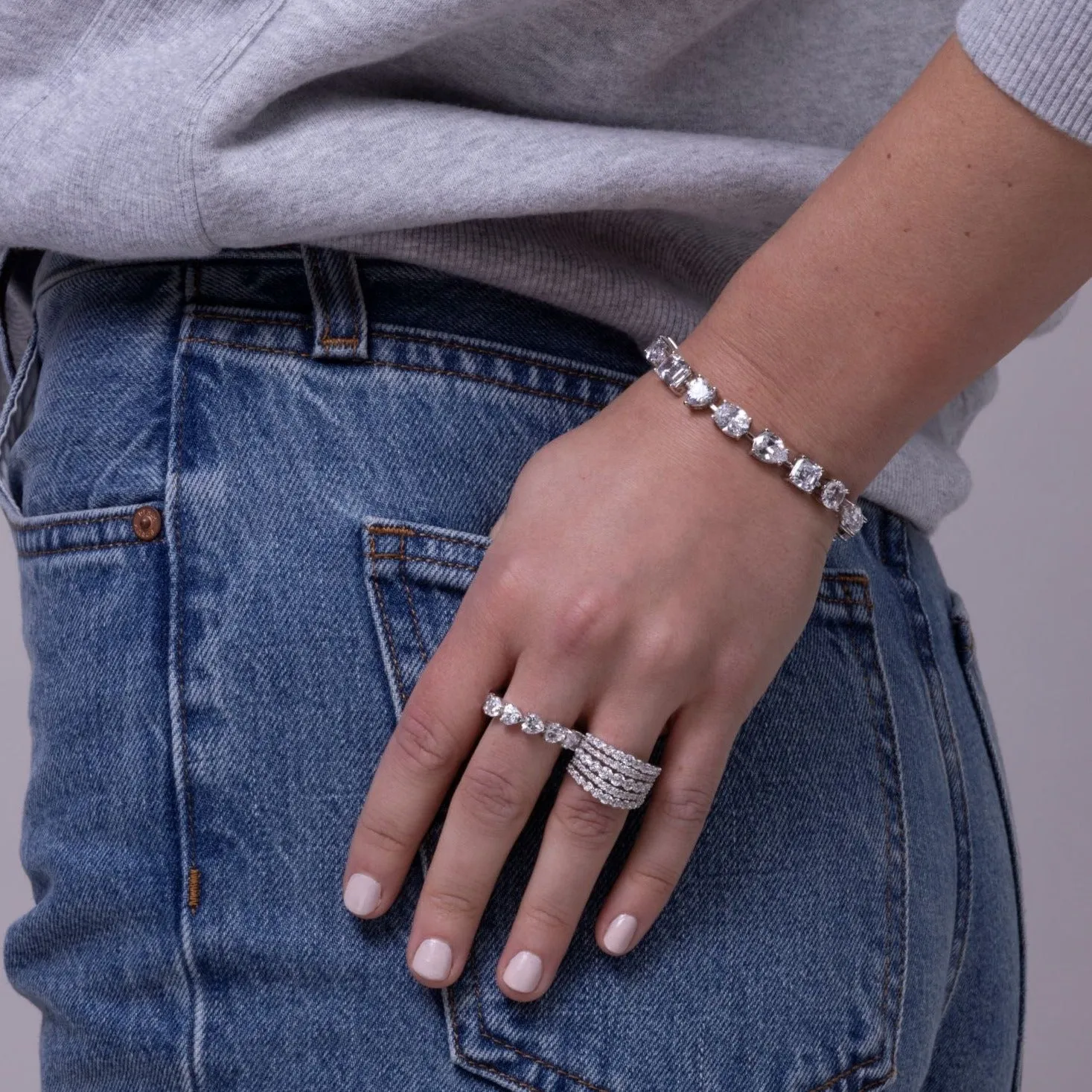 Lisboa 16 Carat Tennis Bracelet by Kathy Hilton