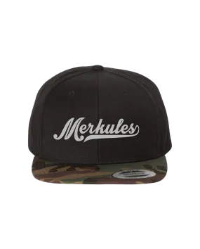 Logo Snapback (Black & Camo)