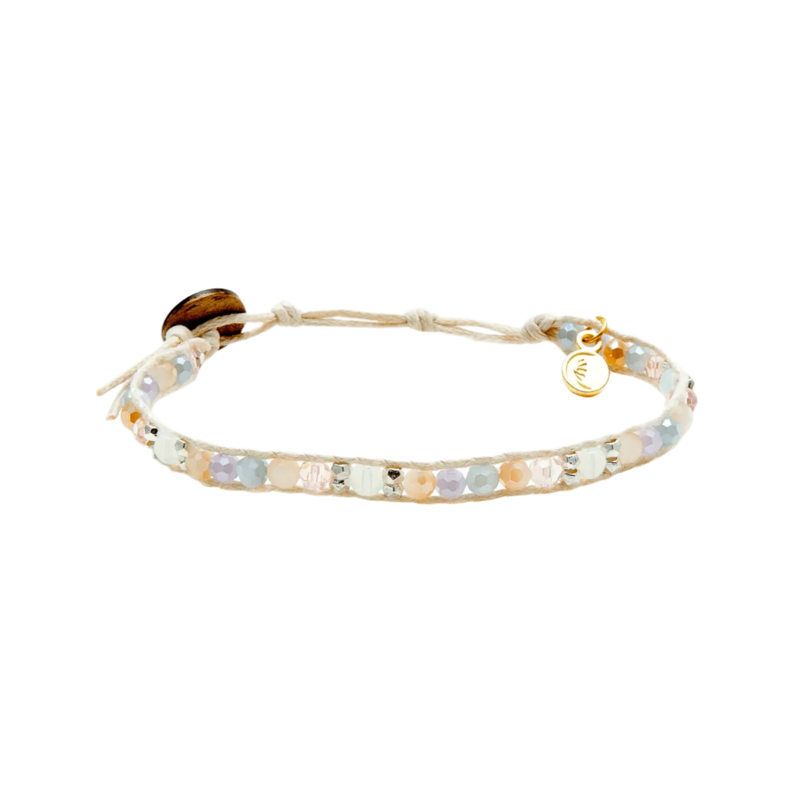 Lotus and Luna Handcrafted Bracelet - Celestial Bodies