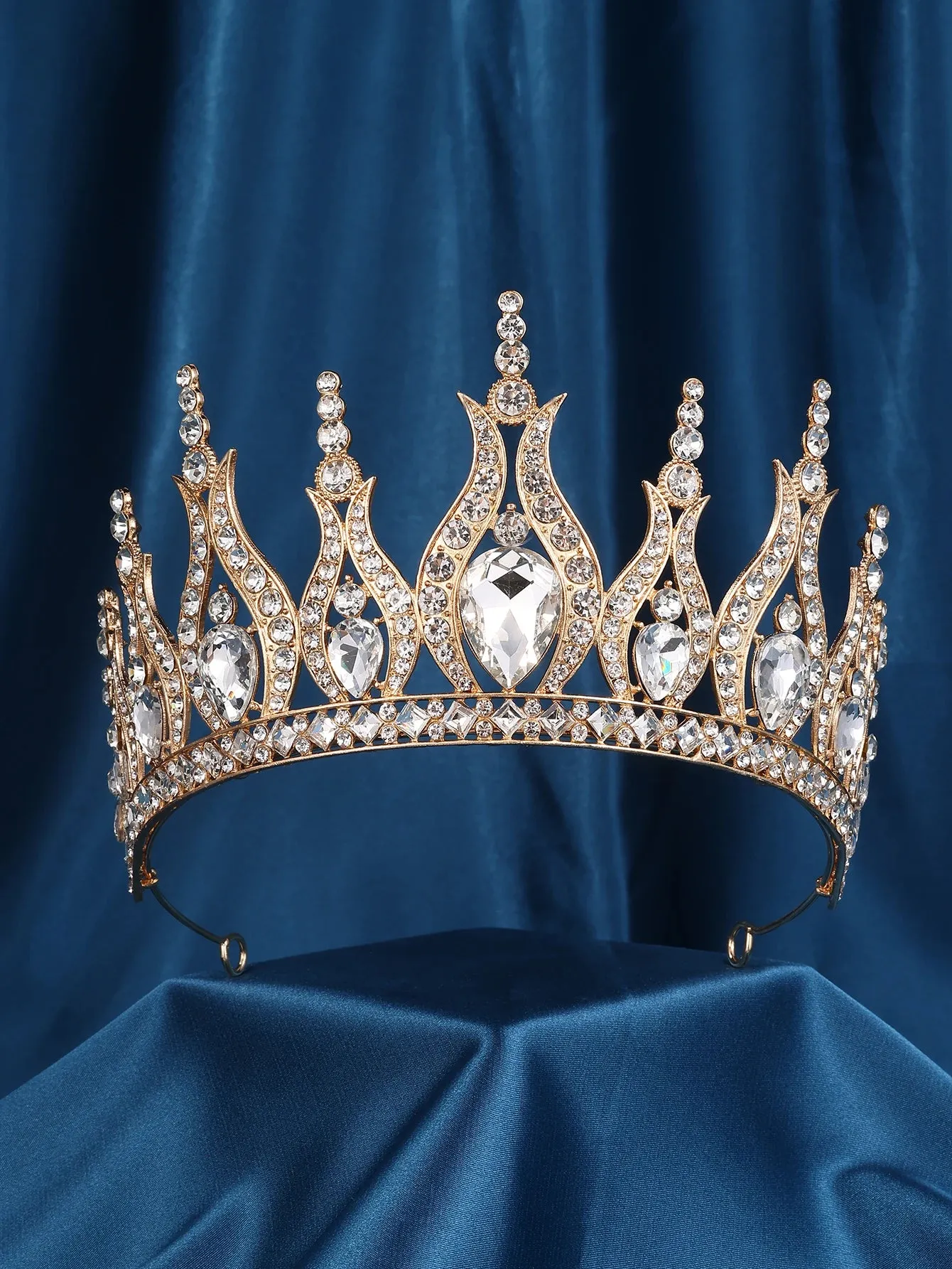 Luxury Crystal Crown Tiara Pageant Hair Accessories