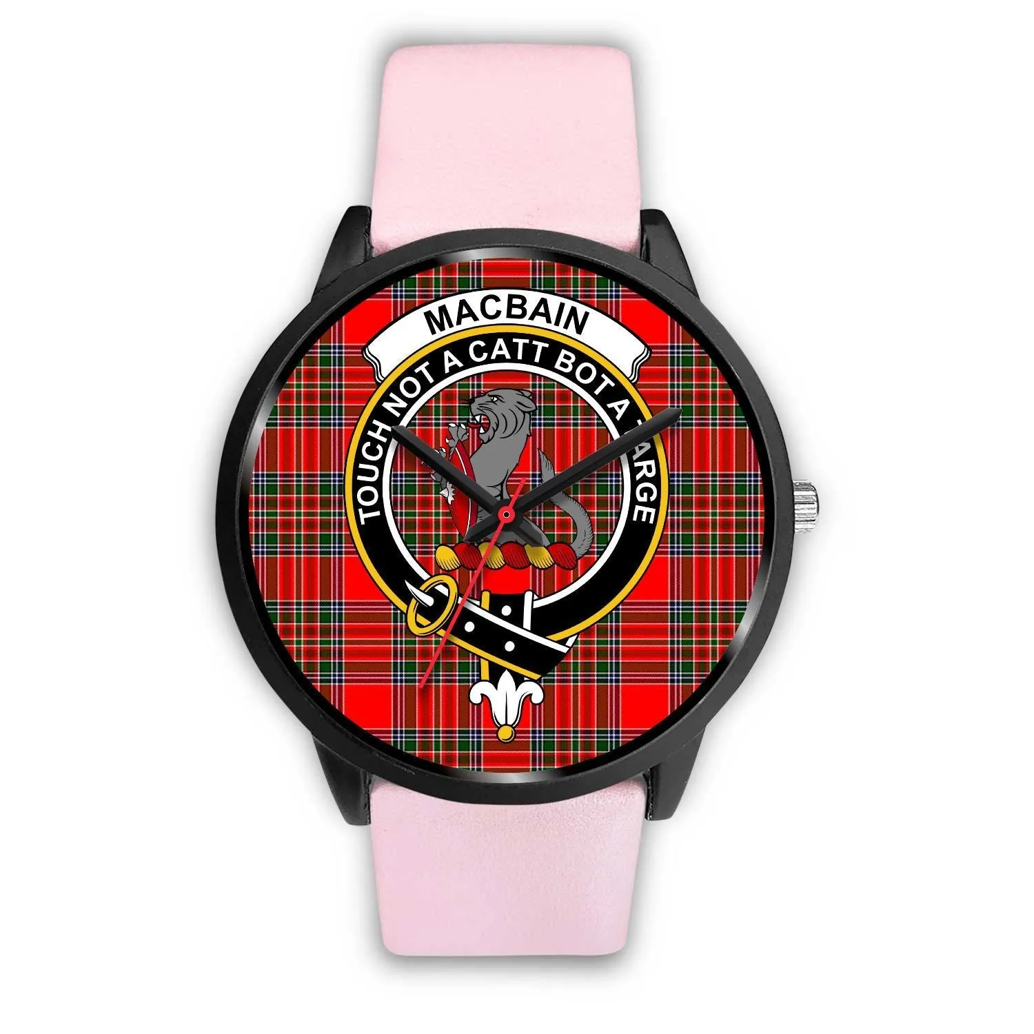 Macbain Clan Badge Tartan Black Watch