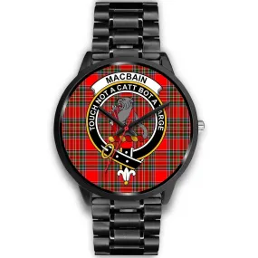 Macbain Clan Badge Tartan Black Watch