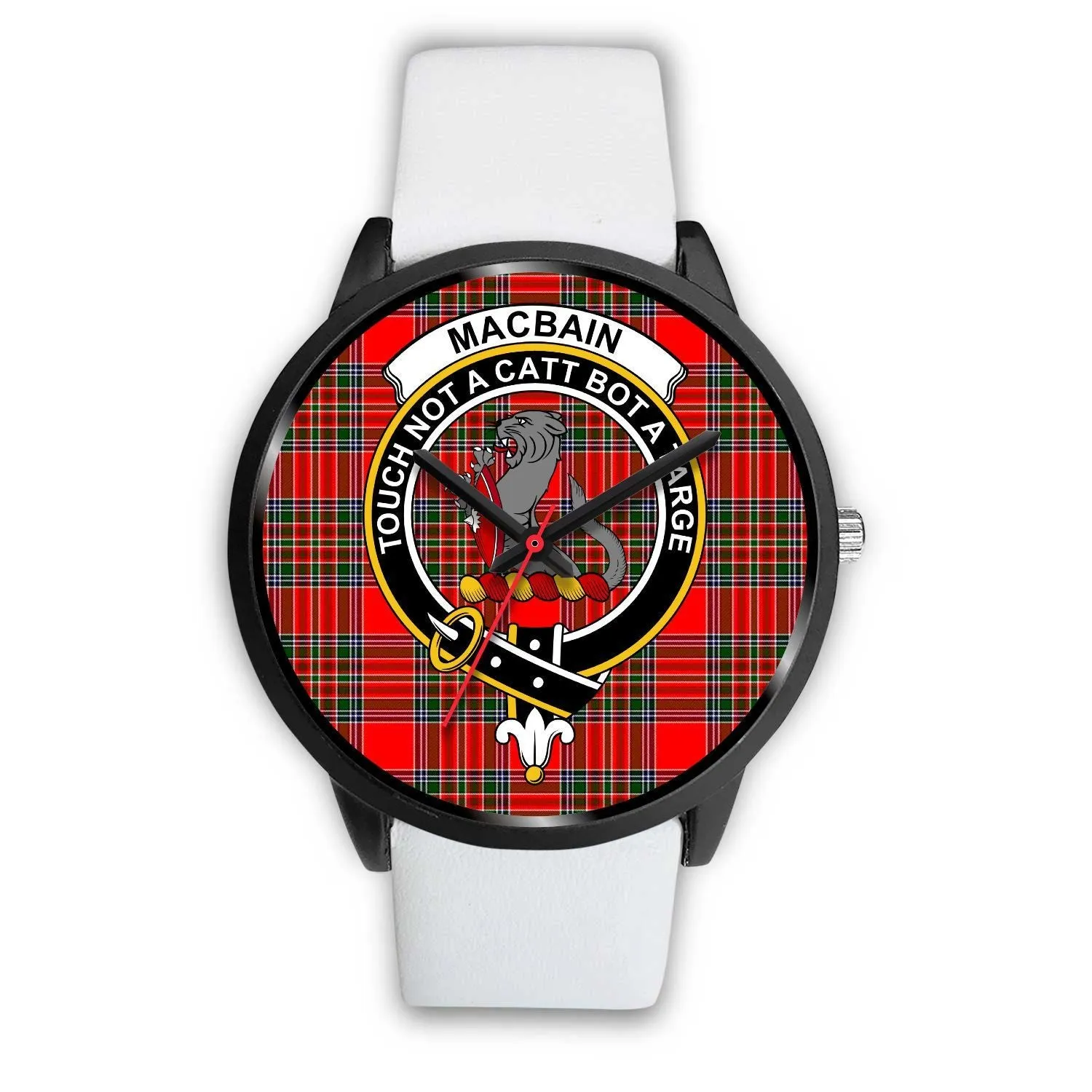 Macbain Clan Badge Tartan Black Watch