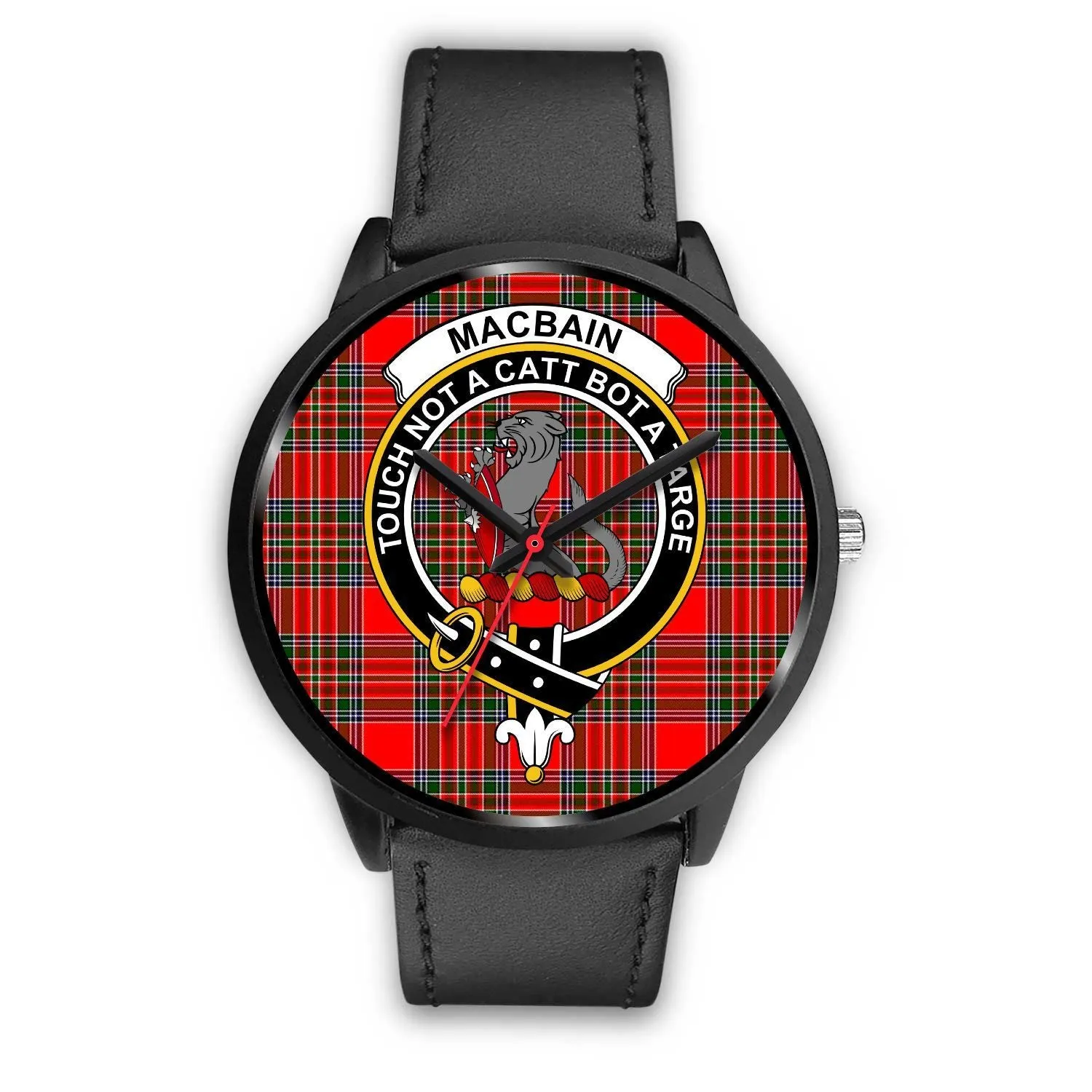 Macbain Clan Badge Tartan Black Watch