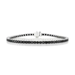 Men's Black Diamond Tennis Bracelet | Ready to Ship