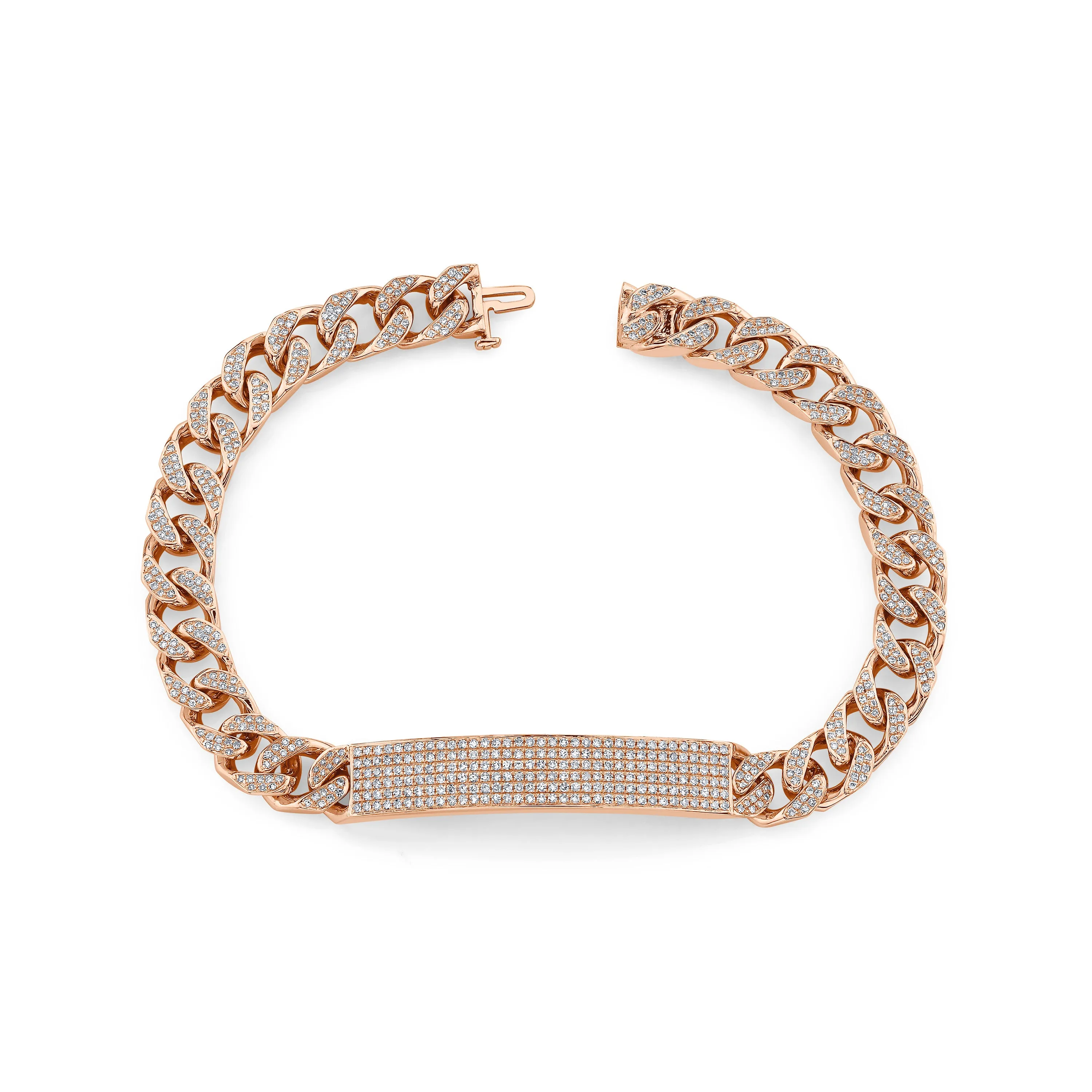 MEN'S DIAMOND PAVE ID BRACELET
