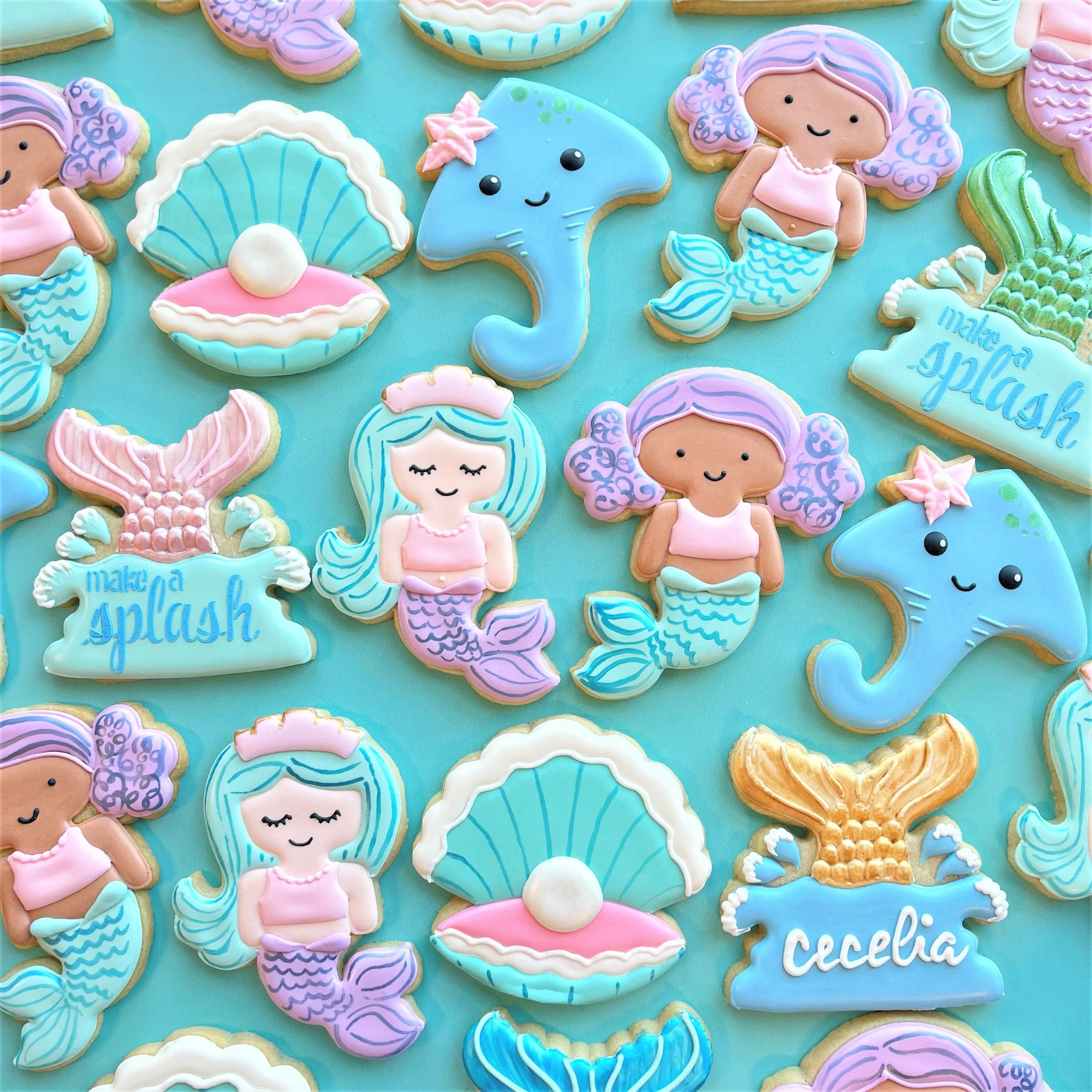 Mermaid with Tiara Flour Box Club Cookie Cutter