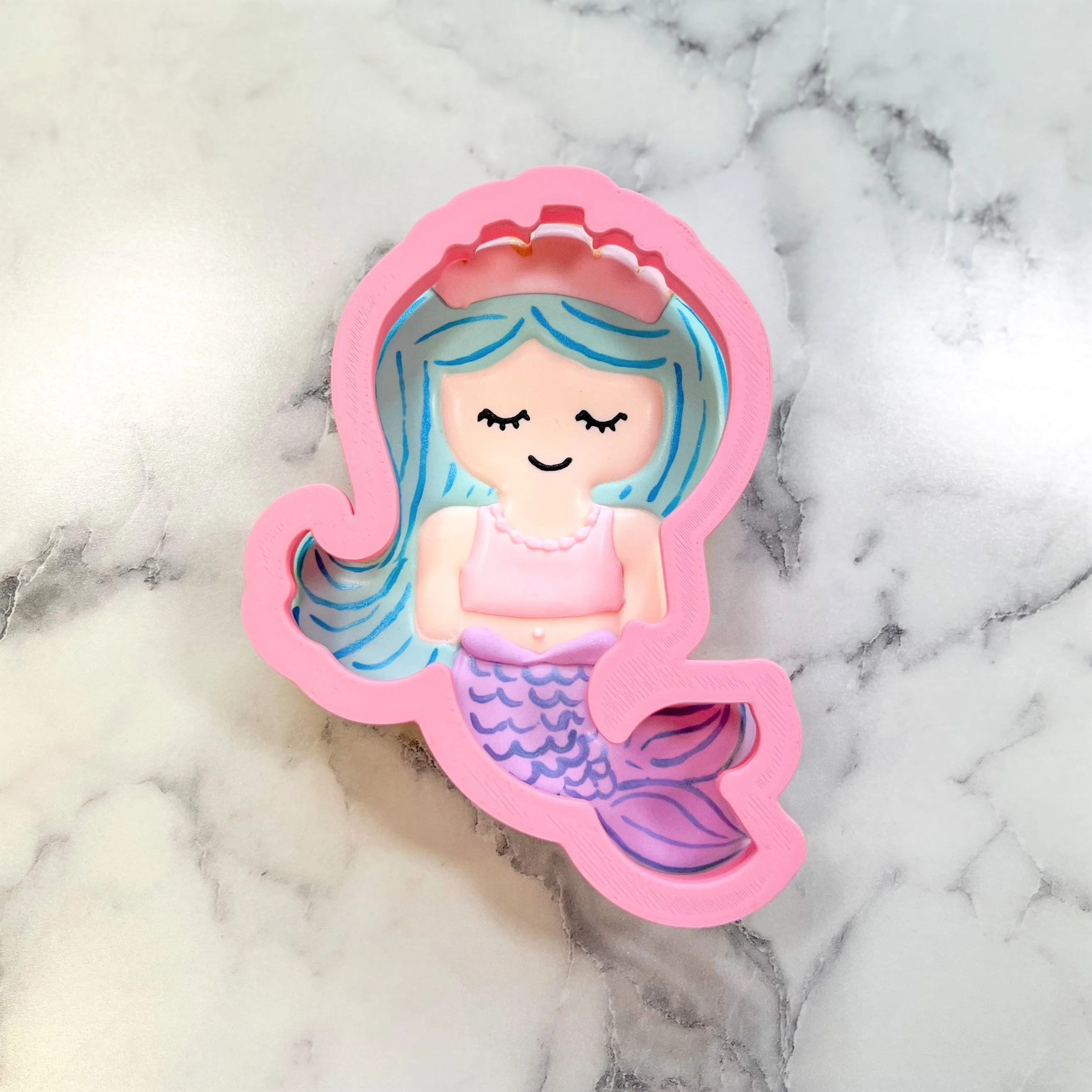Mermaid with Tiara Flour Box Club Cookie Cutter