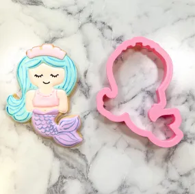 Mermaid with Tiara Flour Box Club Cookie Cutter