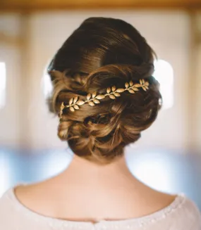 Metal Leaves Bridal Crown