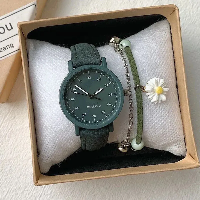 Middle School Student Girlish Fresh Antique Mori Style Women's Antique Watch