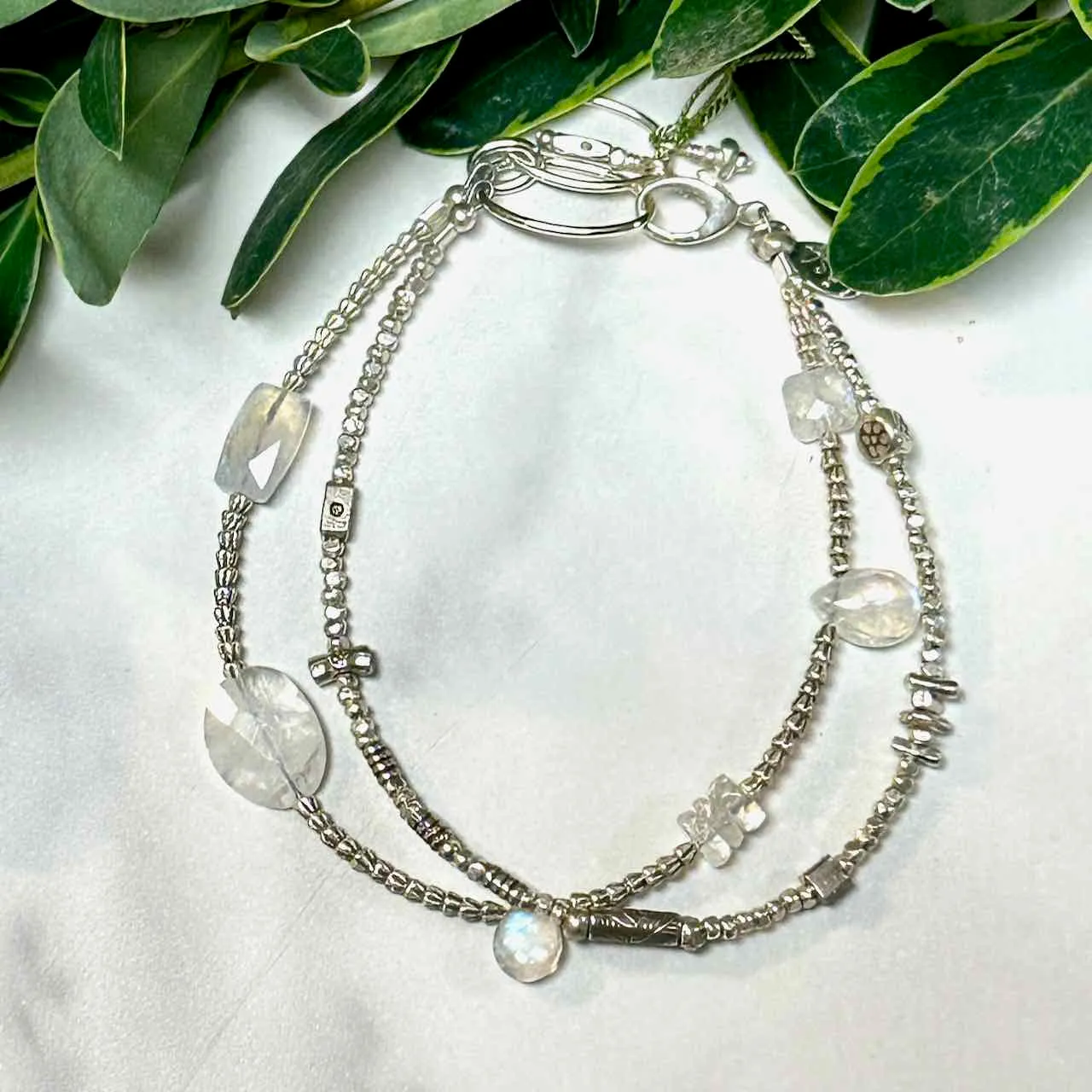 Moonstone Double Bracelet