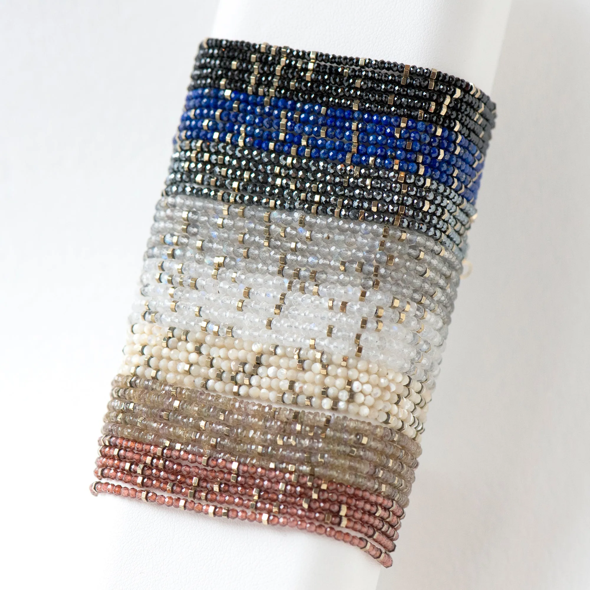 Moonstone Wrap Bracelet - Necklace