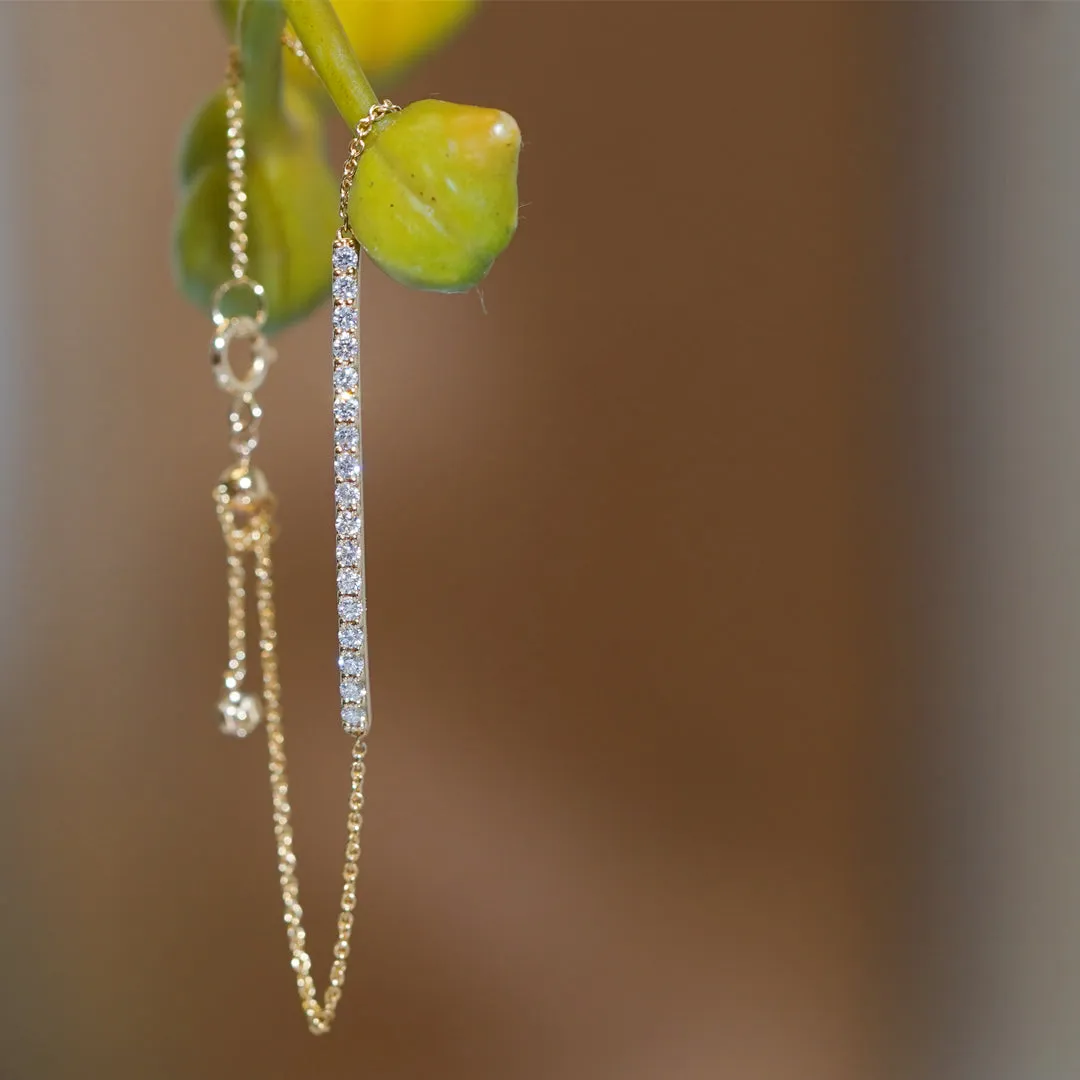 mori - 14K Yellow Gold Diamond Bracelet