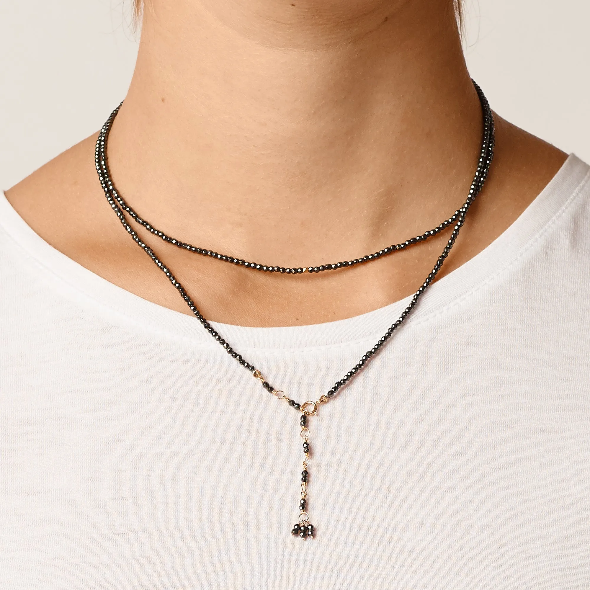 Mother of Pearl Wrap Bracelet - Necklace