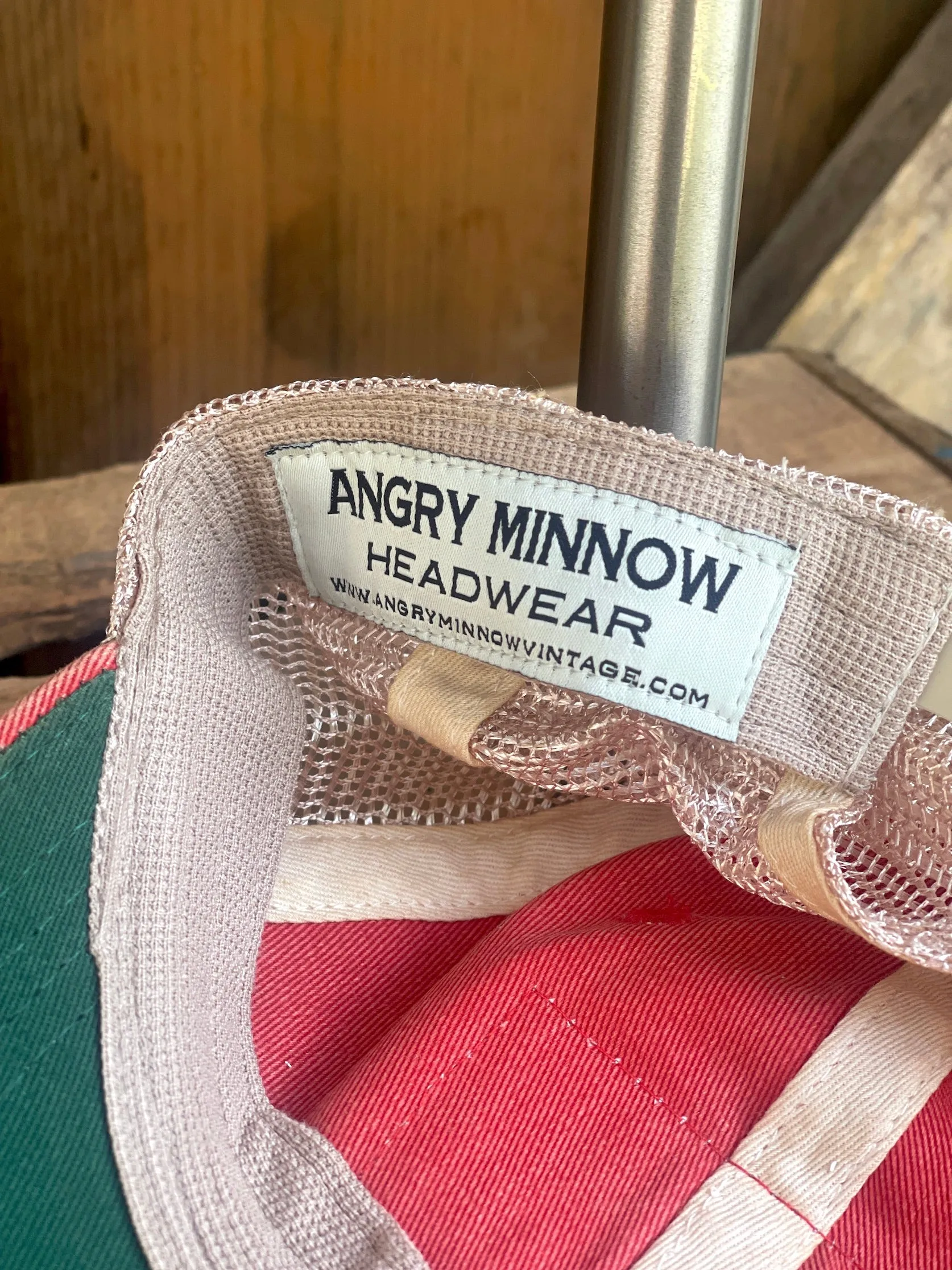 Mountain Dew Old School Hat - Distressed Red Snapback