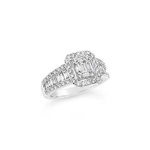 Multi-Diamond Engagement Ring