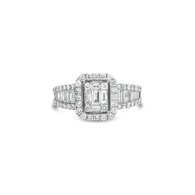 Multi-Diamond Engagement Ring