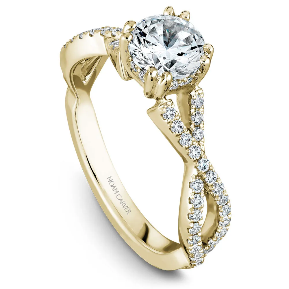 Noam Carver Engagement Ring - B004-03YS-100A