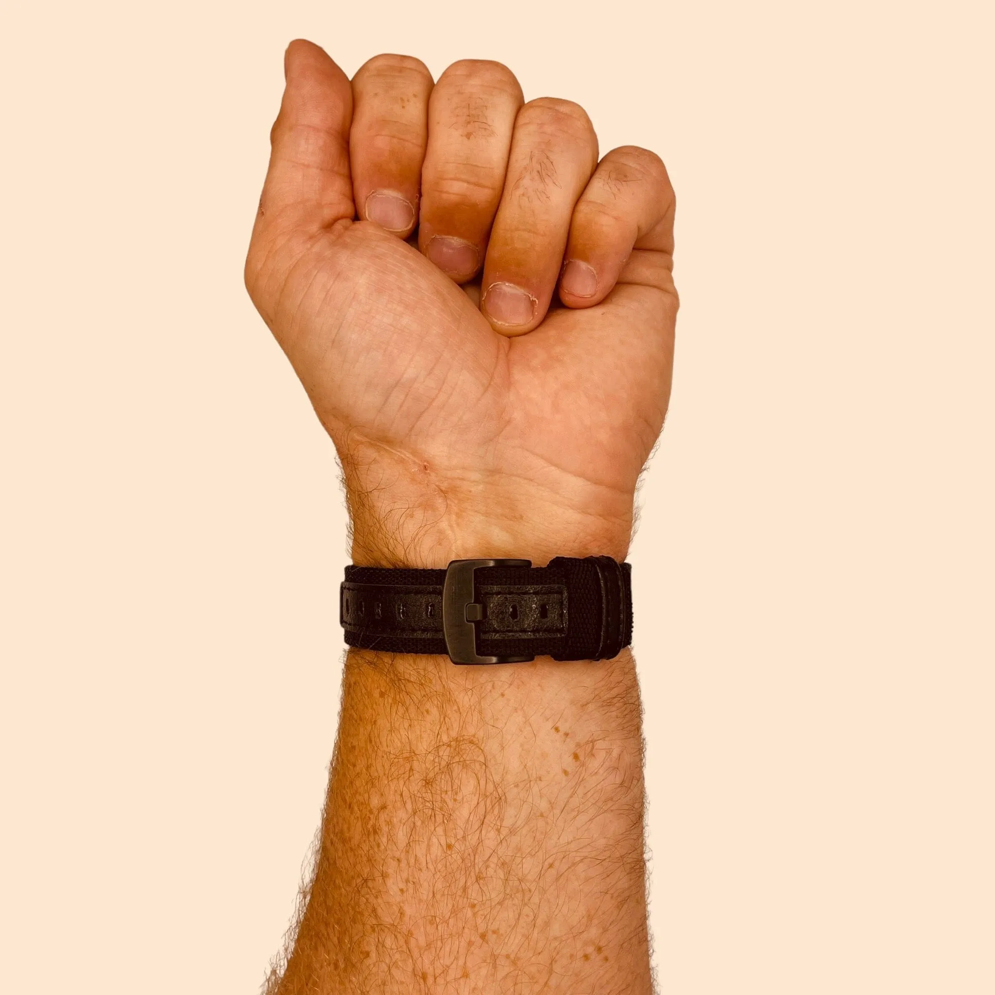 Nylon and Leather Watch Straps Compatible with Huawei Watch Fit