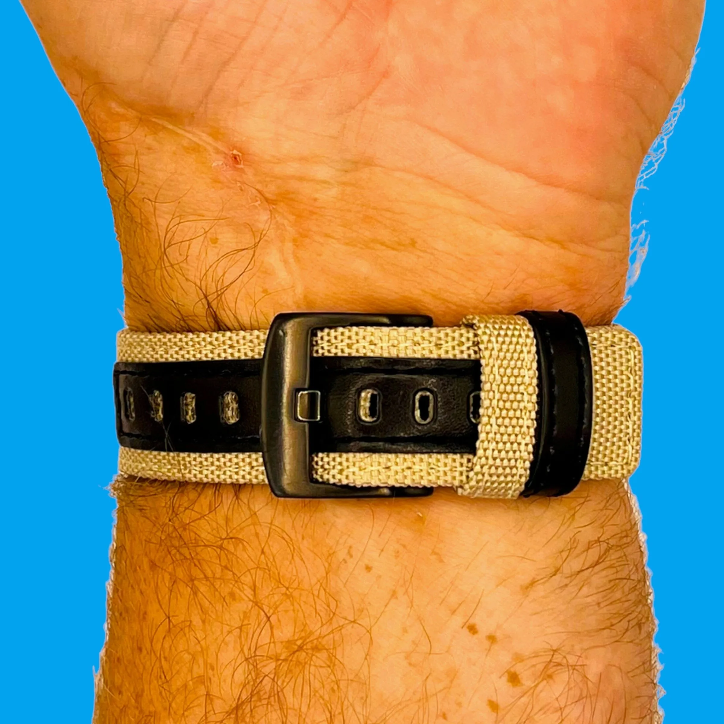 Nylon and Leather Watch Straps Compatible with Huawei Watch Fit
