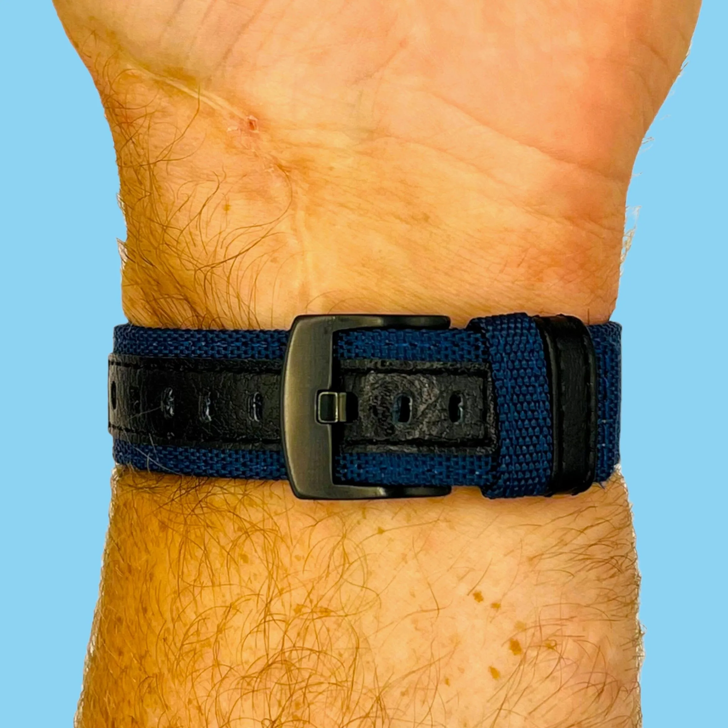 Nylon and Leather Watch Straps Compatible with OnePlus Watch