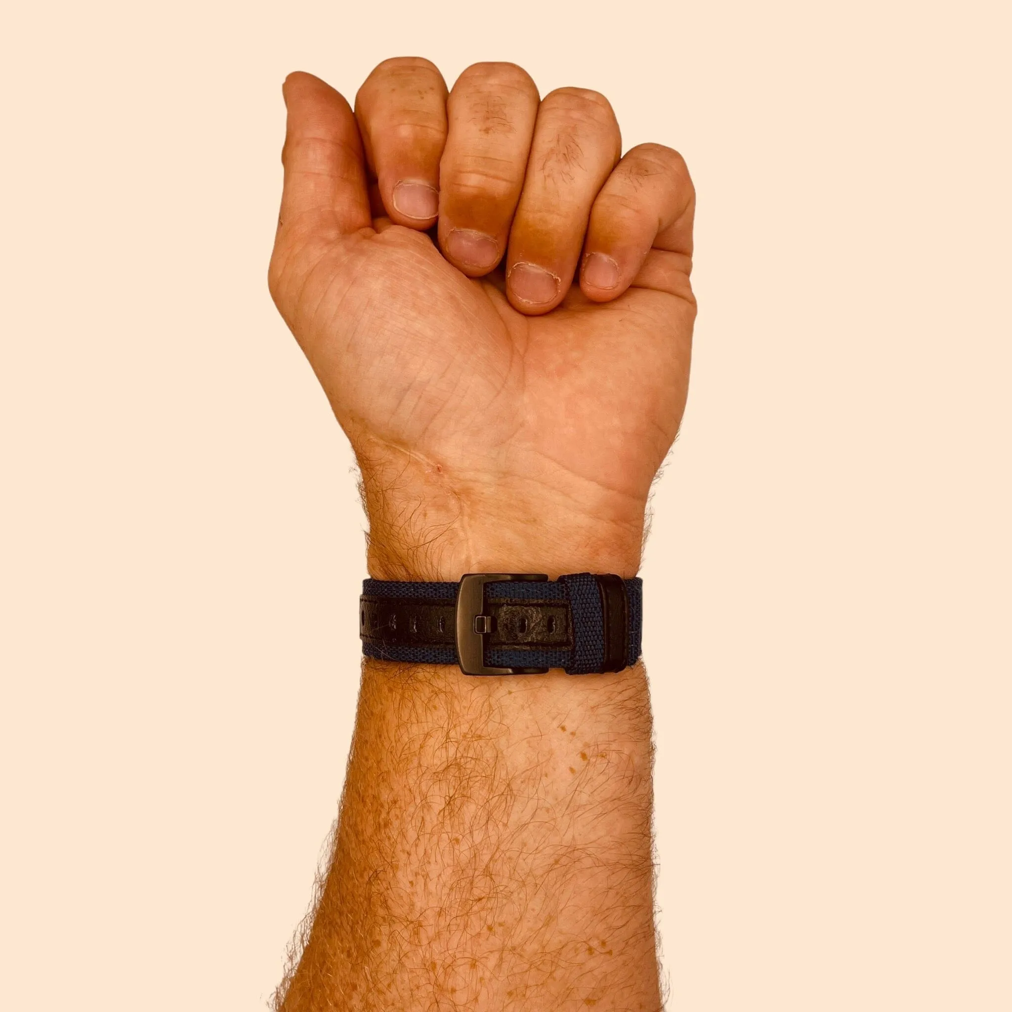 Nylon and Leather Watch Straps Compatible with OnePlus Watch