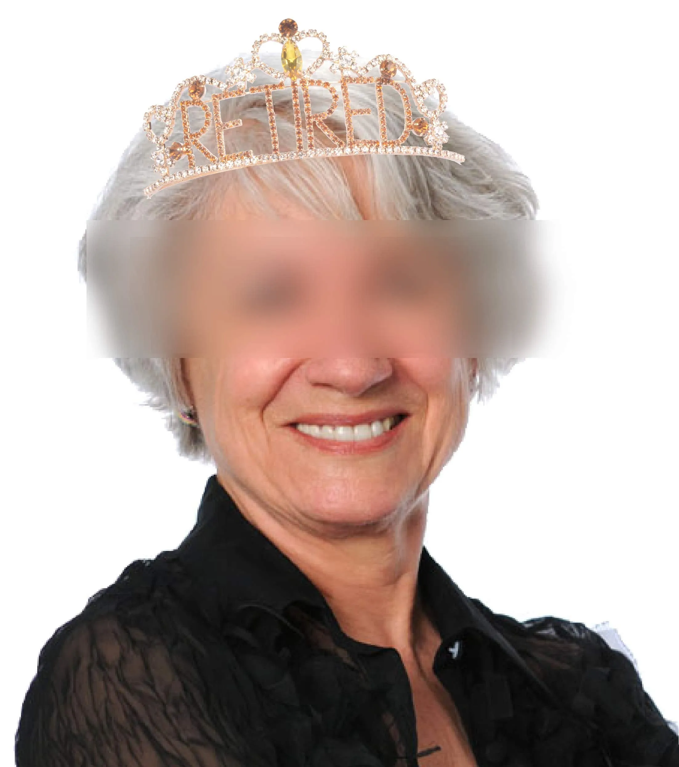 Officially Retirement Party Supplies, Retired Tiara/Crown, I'm Retired Sash, Officially