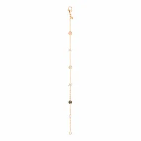 Ole Lynggaard Shooting Star Bracelet Blush, Grey & White Moonstone, Pearl & Diamond