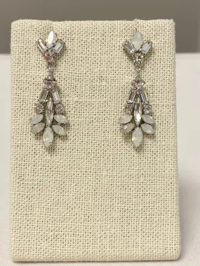 Opal long earrings