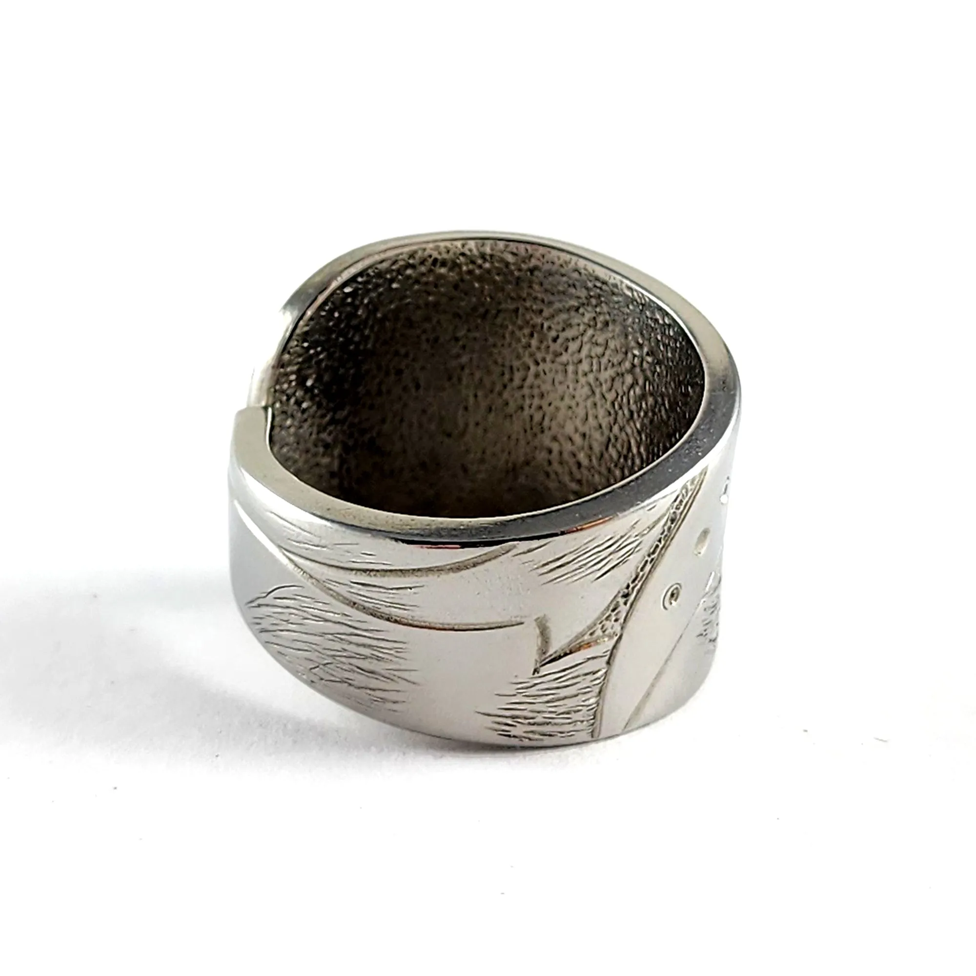 Owl Stainless Steel Spoon Ring