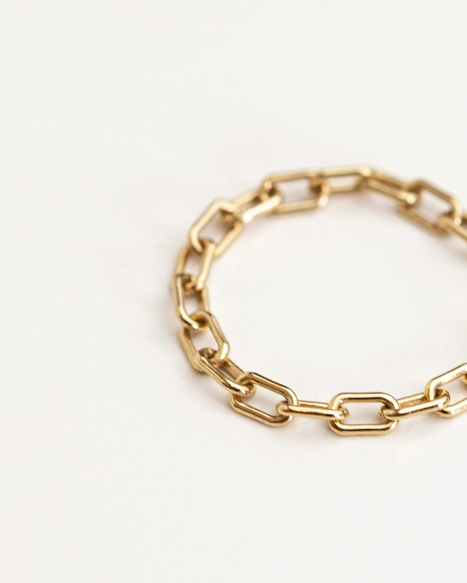 Paperclip Chain Ring