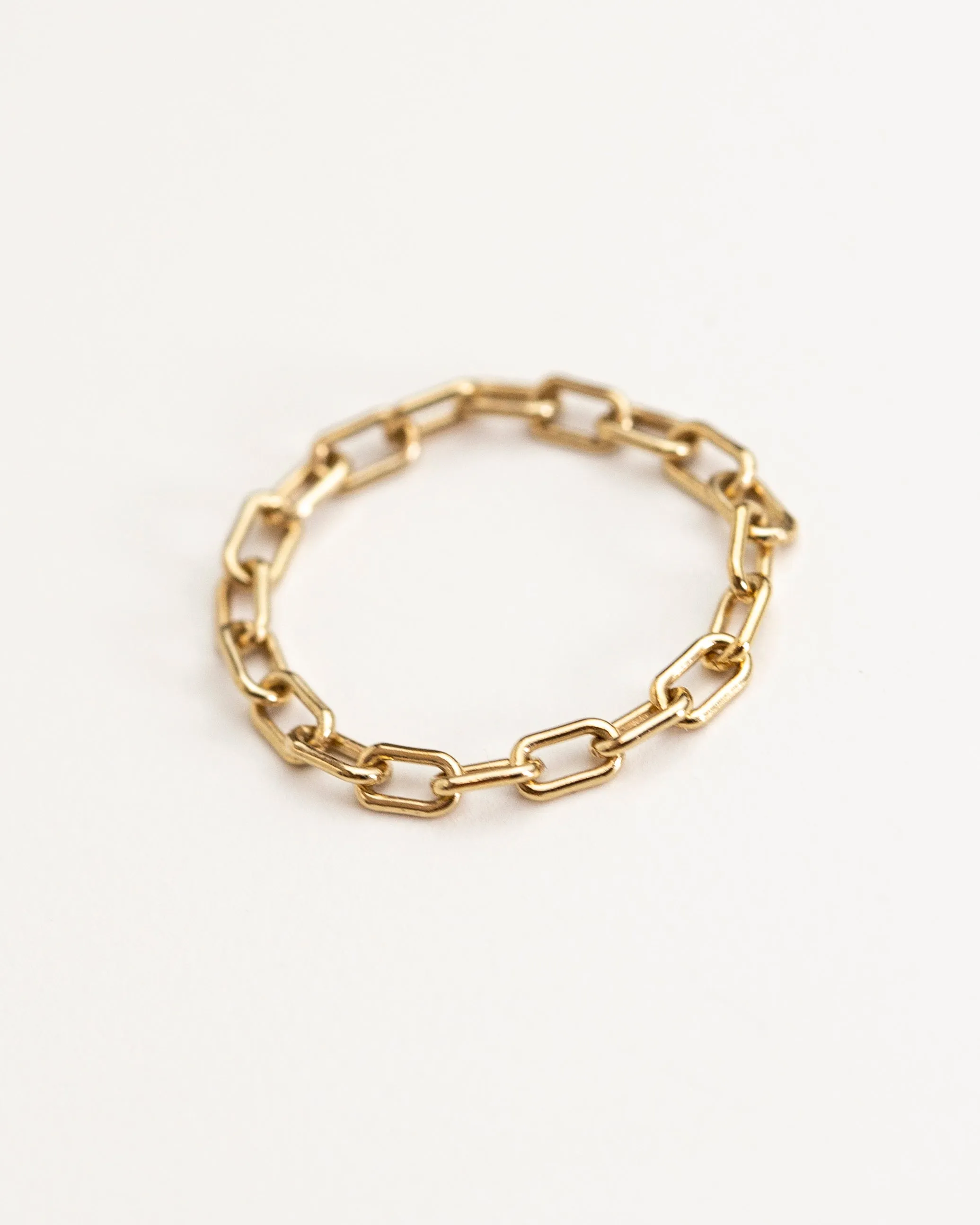 Paperclip Chain Ring
