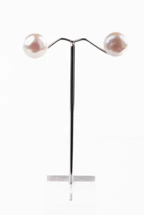 Pearl Studs - P38 13-15mm White