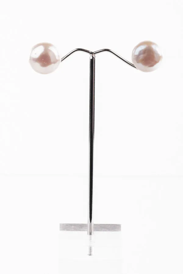 Pearl Studs - P38 13-15mm White