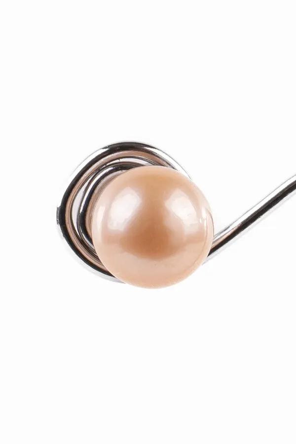 Pearl Studs - P48 10mm Pink