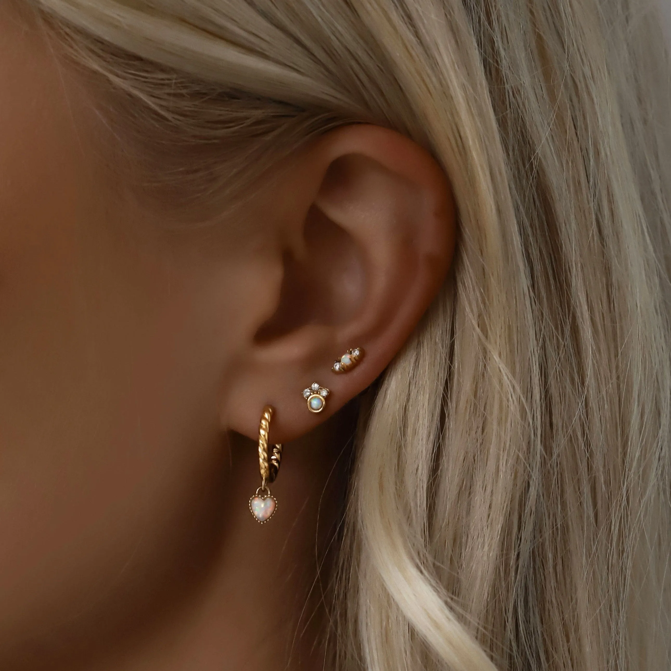 Pegasus Opal Stud Earrings
