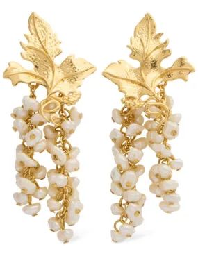 Peracas   Mini Adile pearl drop earrings 