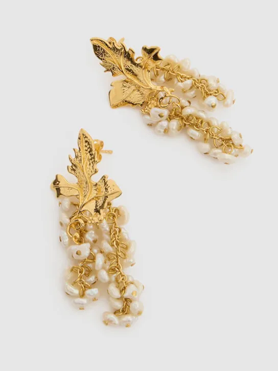 Peracas   Mini Adile pearl drop earrings 
